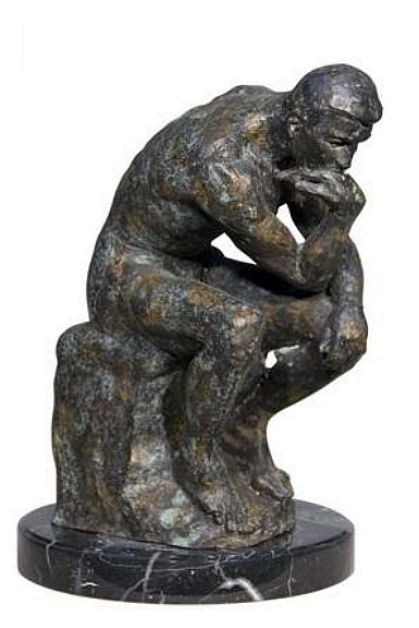 thinker table statue